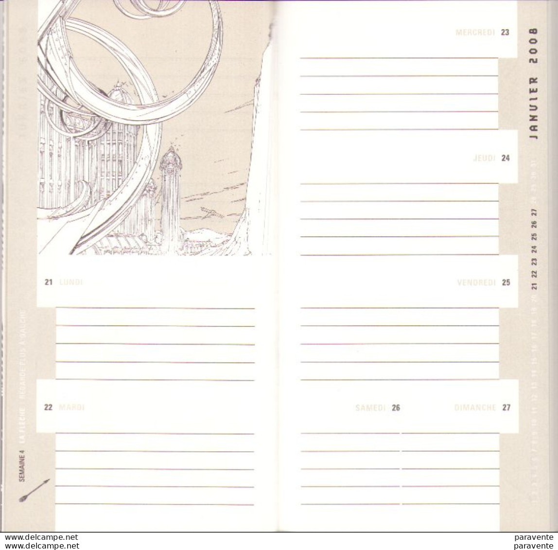 SCHUITEN : Agenda CASTERMAN 2008 - Diaries