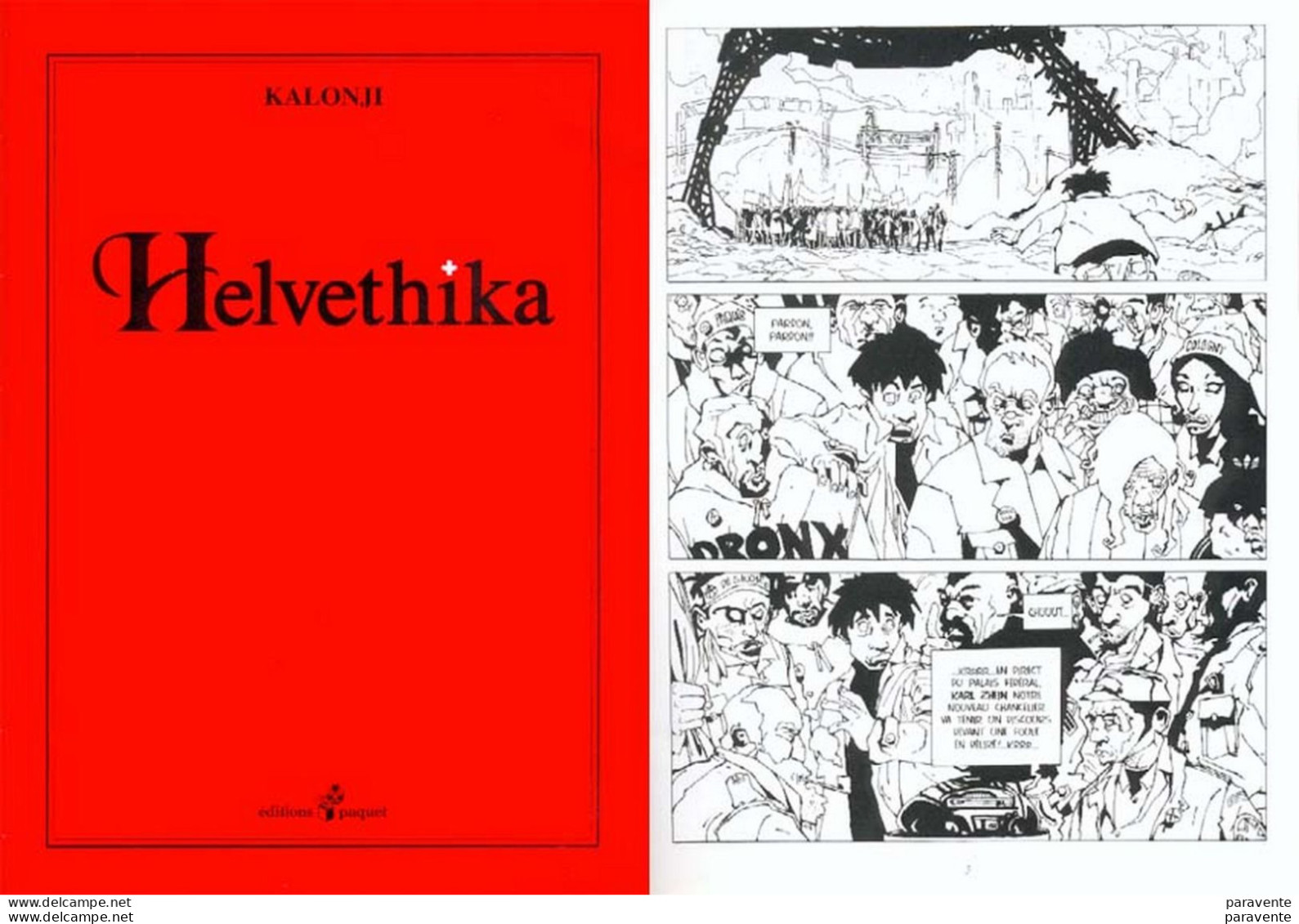 KALONJI : Dossier Presse Pour HELVETIKA - Press Books