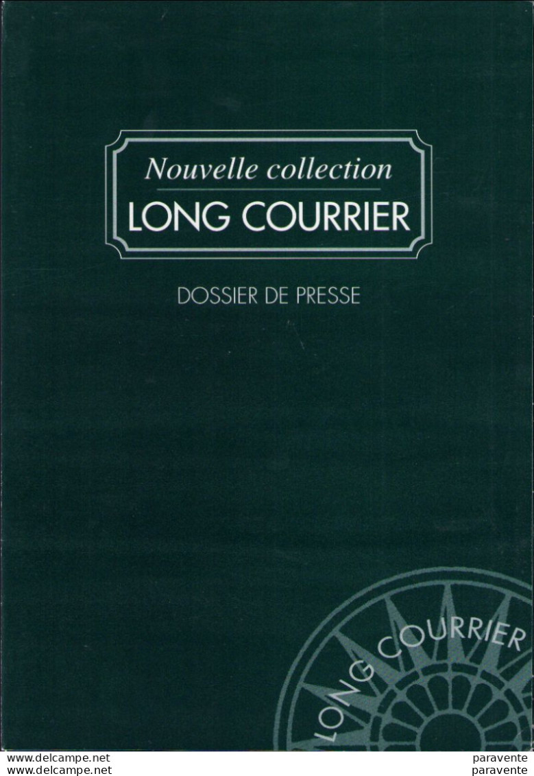 Dossier De Presse Collection LONG COURRIER Avec CHRISTIN BIGNON FOREST GOETZINGER En 1996 - Presseunterlagen