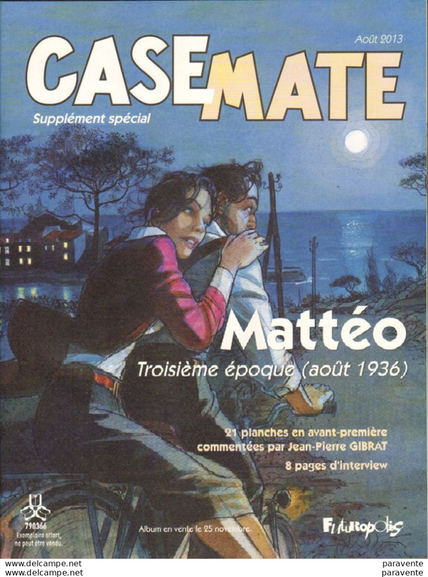 GIBRAT : Dossier Présentation MATTEO Par CASEMATE - Presseunterlagen