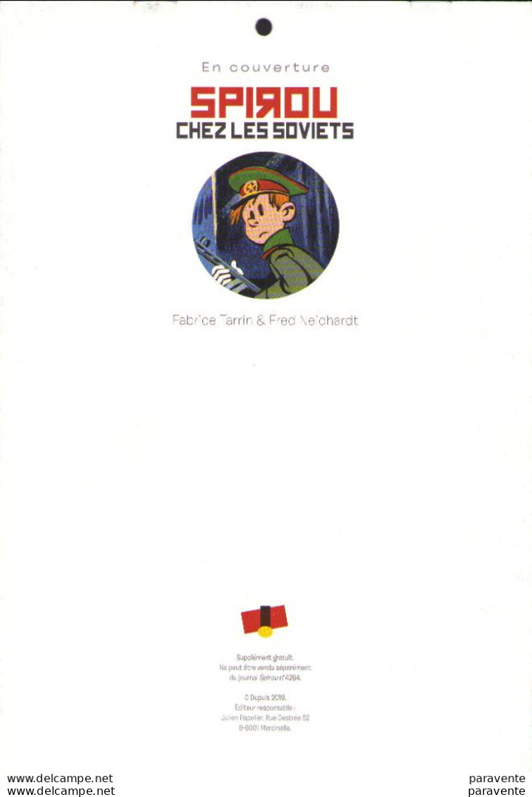 Calendrier SPIROU 2020 Avec Tarrin Cunha Fabcaro Mazel Gazzotti Jousselin Djief Bertshy Libon Tebo Ruiz Midam Munuera - Agenda & Kalender