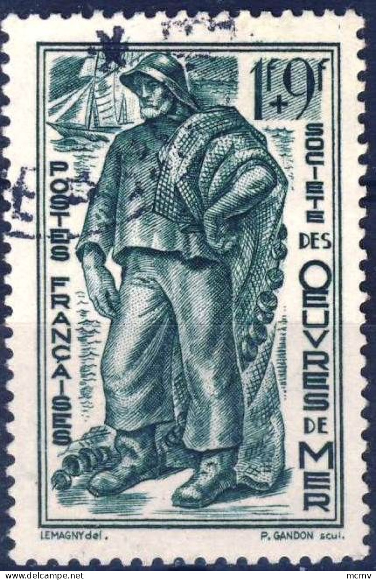 504 OEUVRES De La MER OBLITERE  ANNEE 1941 - Used Stamps