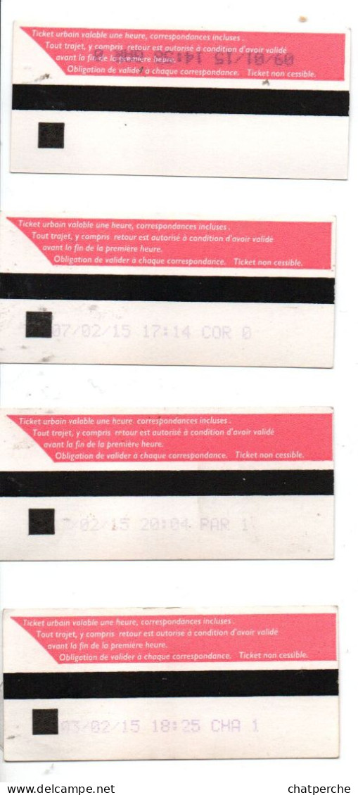 LYON 69 TICKET TRANSPORT METRO TRAMWAY AUTOBUS TCL TRANSPORTS EN COMMUNS LYONNAIS LOT 4 VOEUX 2015 SURCHARGE ETUDIANT - Europa