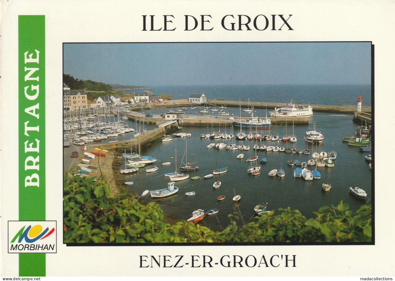 Groix (56 - Morbihan) Port Tudy - Vue Générale - Groix