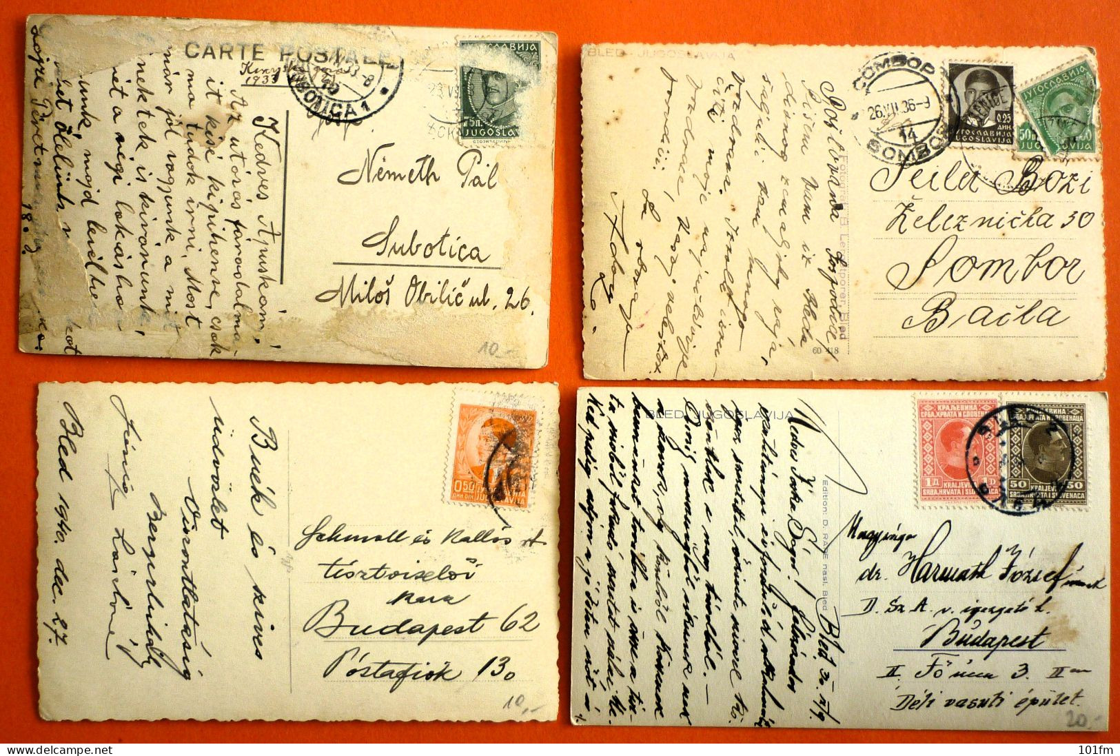 SLOVENIA - LOT 4 PHOTO POSTCARDS, BEFORE 1940 - Slovénie