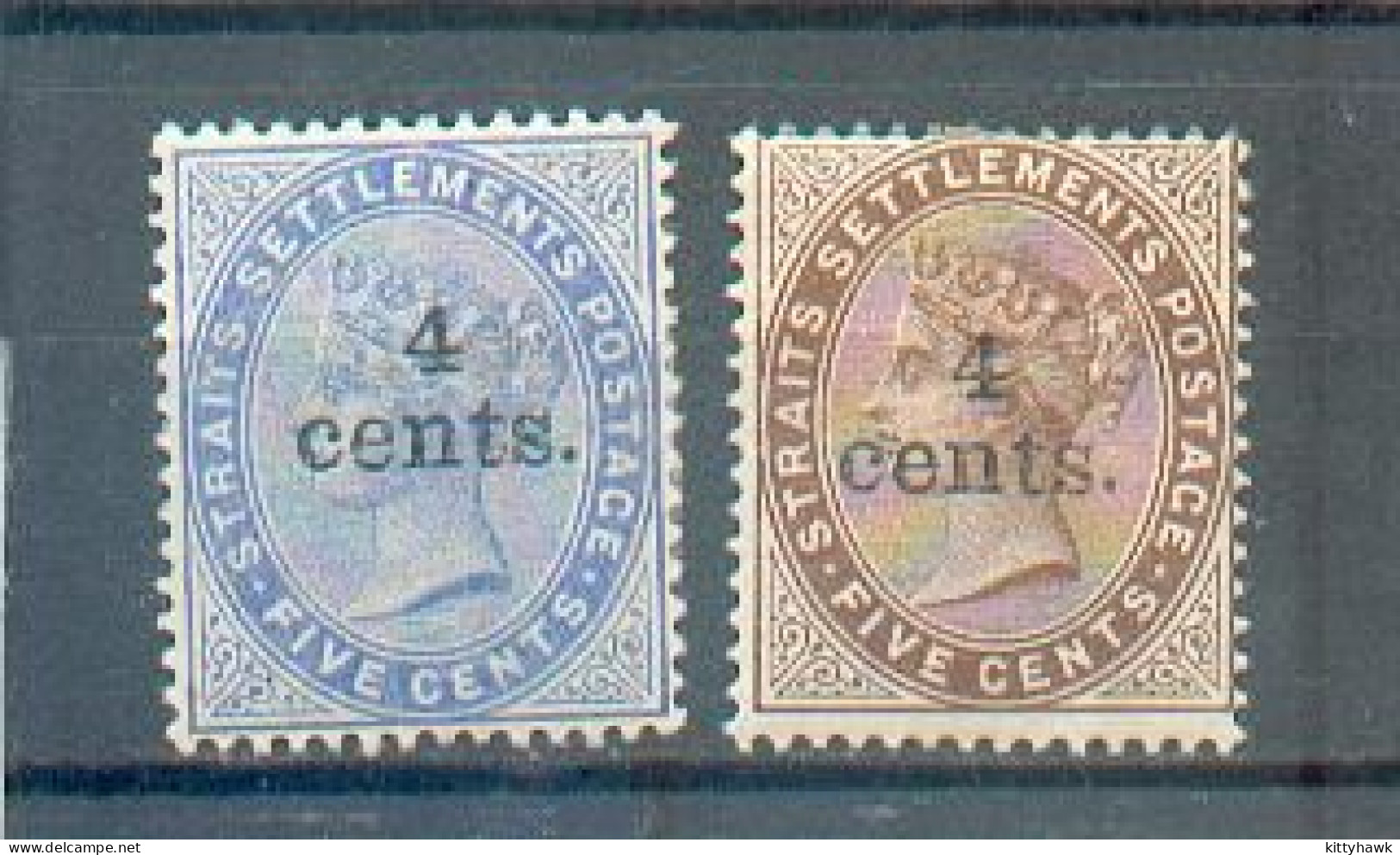 B 28 - Straits Settlements - YT 76 - 77 * - Straits Settlements