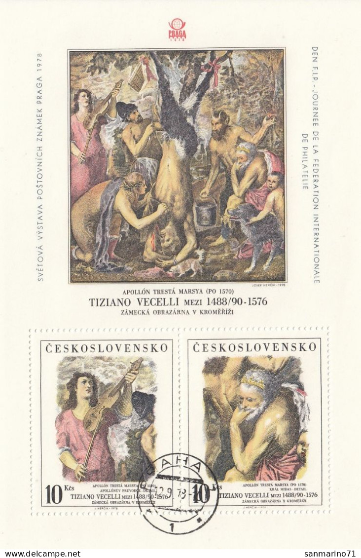 CZECHOSLOVAKIA Block 37,used - Used Stamps