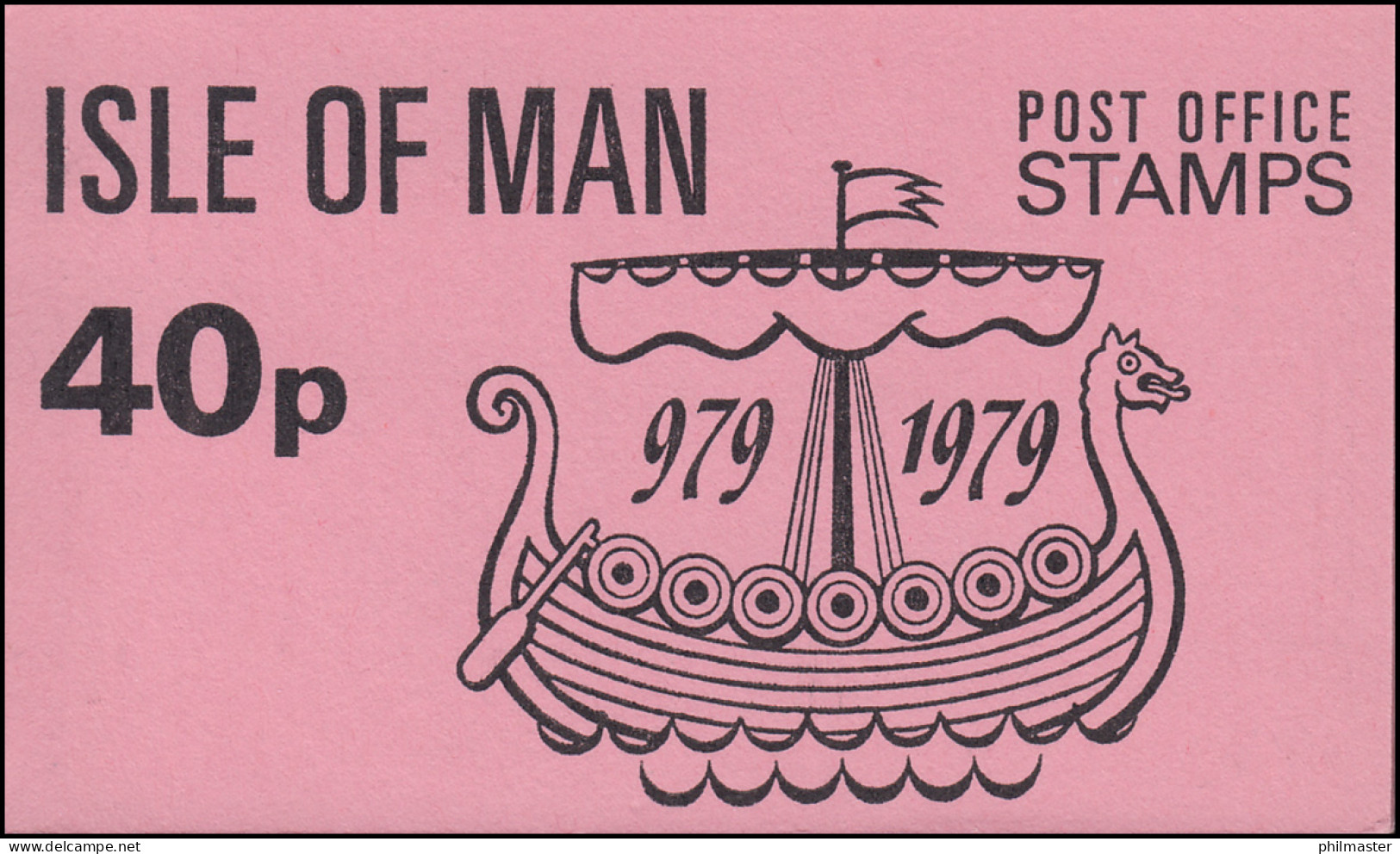 Isle Of Man Markenheftchen 4, Tynwald Parlament 40 Pence 1979, ** Postfrisch - Man (Insel)