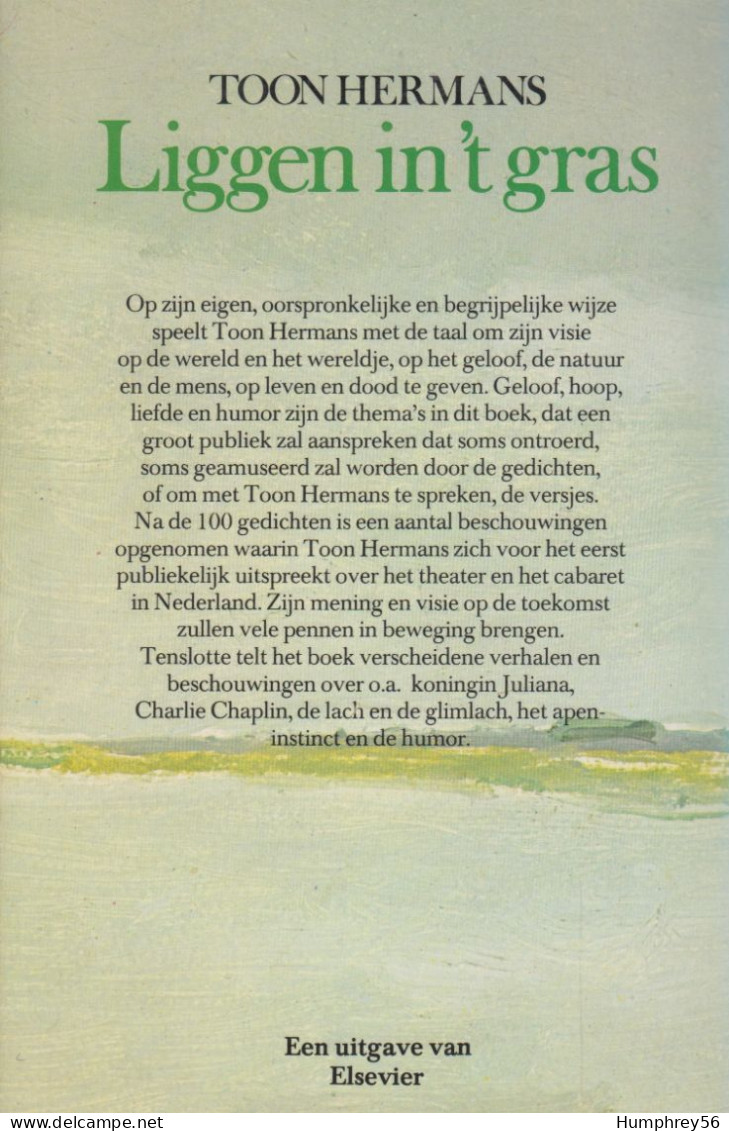 1981 - Toon HERMANS - Liggen In 't Gras - Poésie