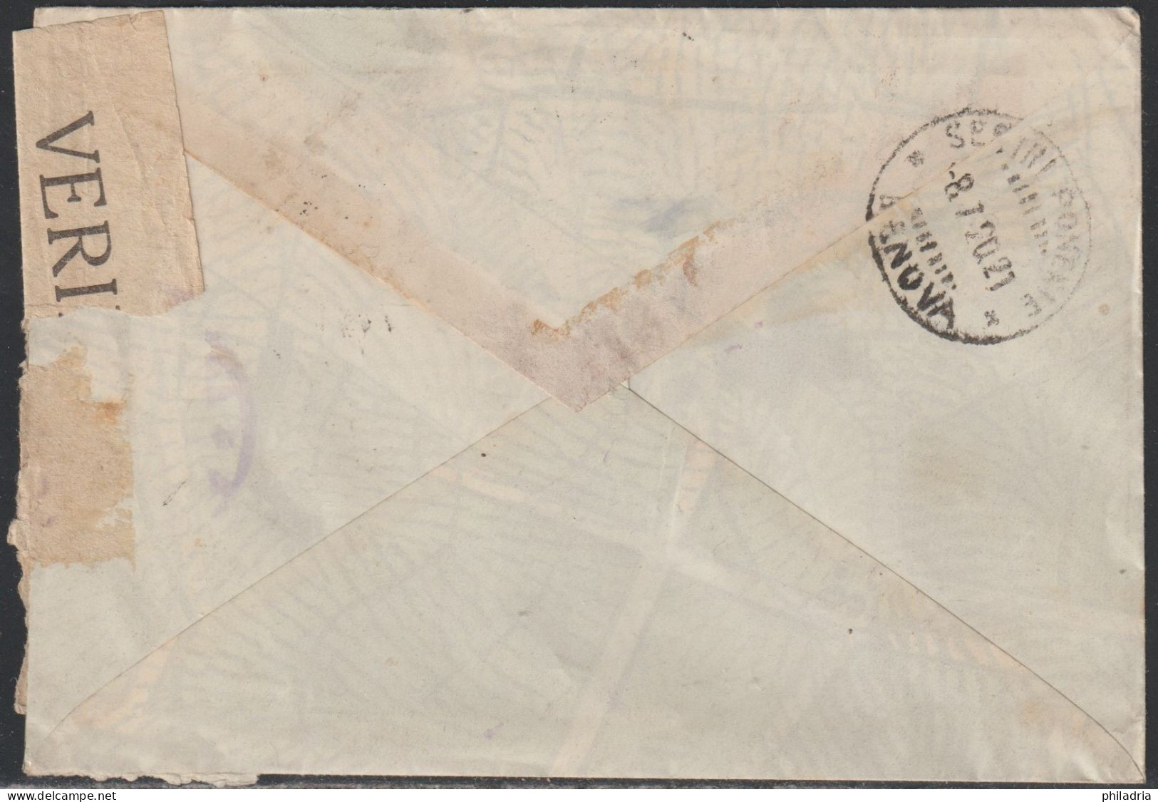 Zara, 1920, Cover Franked With 30 Cent., Censored - Dalmatien