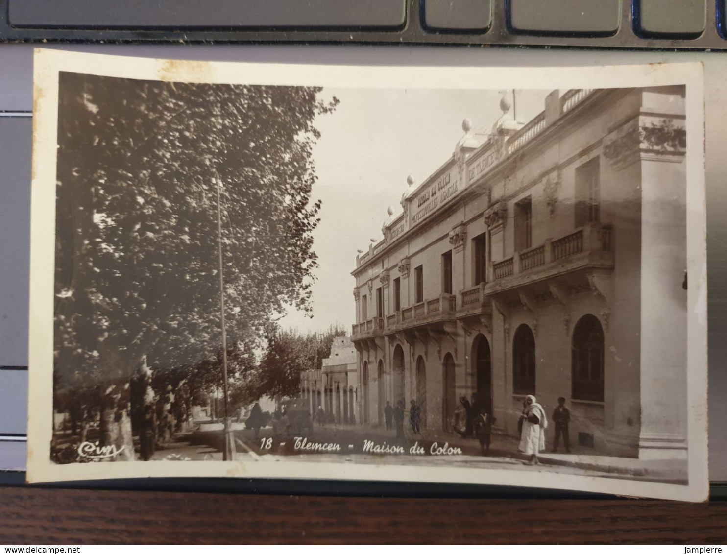 Tlemcen - 2 Cartes : 18 - Maison Du Colon & Esplanade Du Méchouar Et Rue De France (Combier, CIM éditeur) - Tlemcen