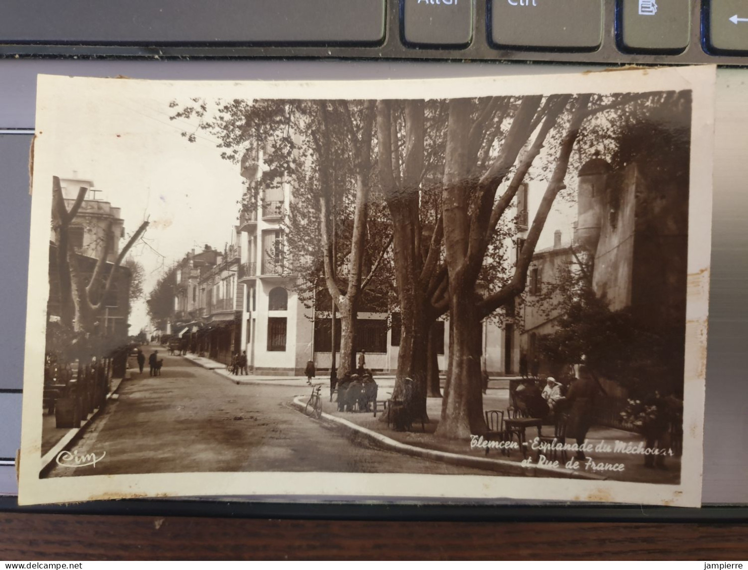 Tlemcen - 2 Cartes : 18 - Maison Du Colon & Esplanade Du Méchouar Et Rue De France (Combier, CIM éditeur) - Tlemcen