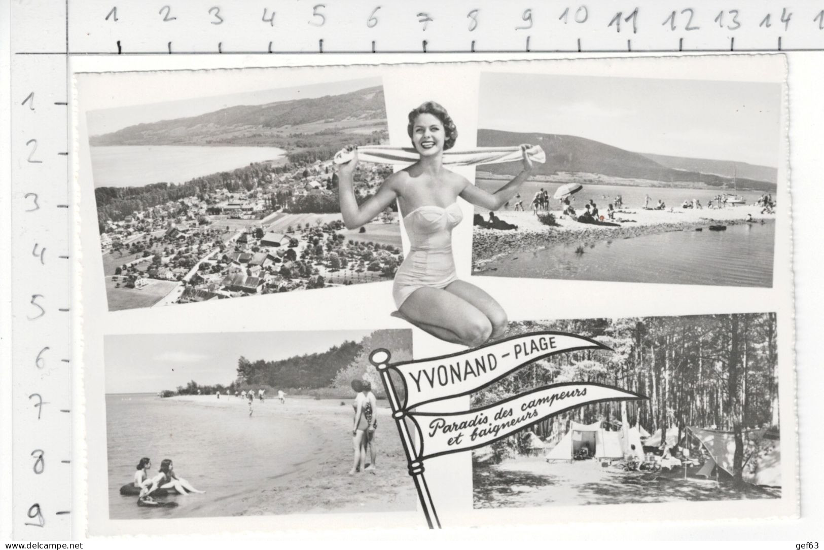 Yvonand-plage - Paradis Des Campeurs Et Baigneurs (1965) District Du Jura-Nord Vaudois - Yvonand