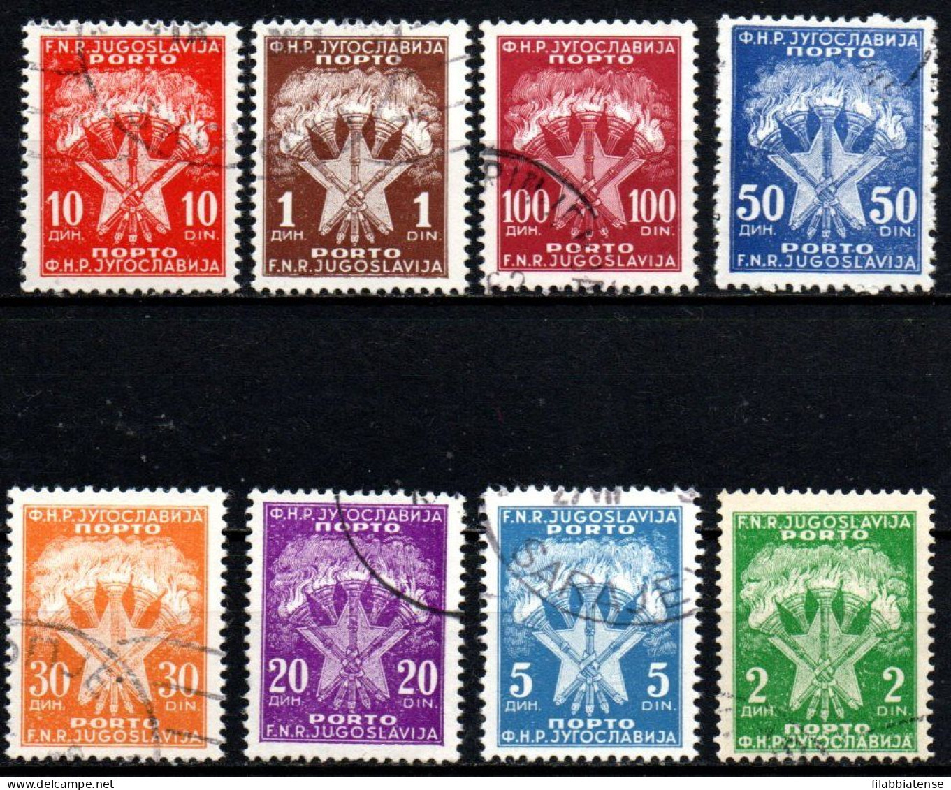 1953 - Jugoslavia S 114 / S 121 Segnatasse    ------- - Usati