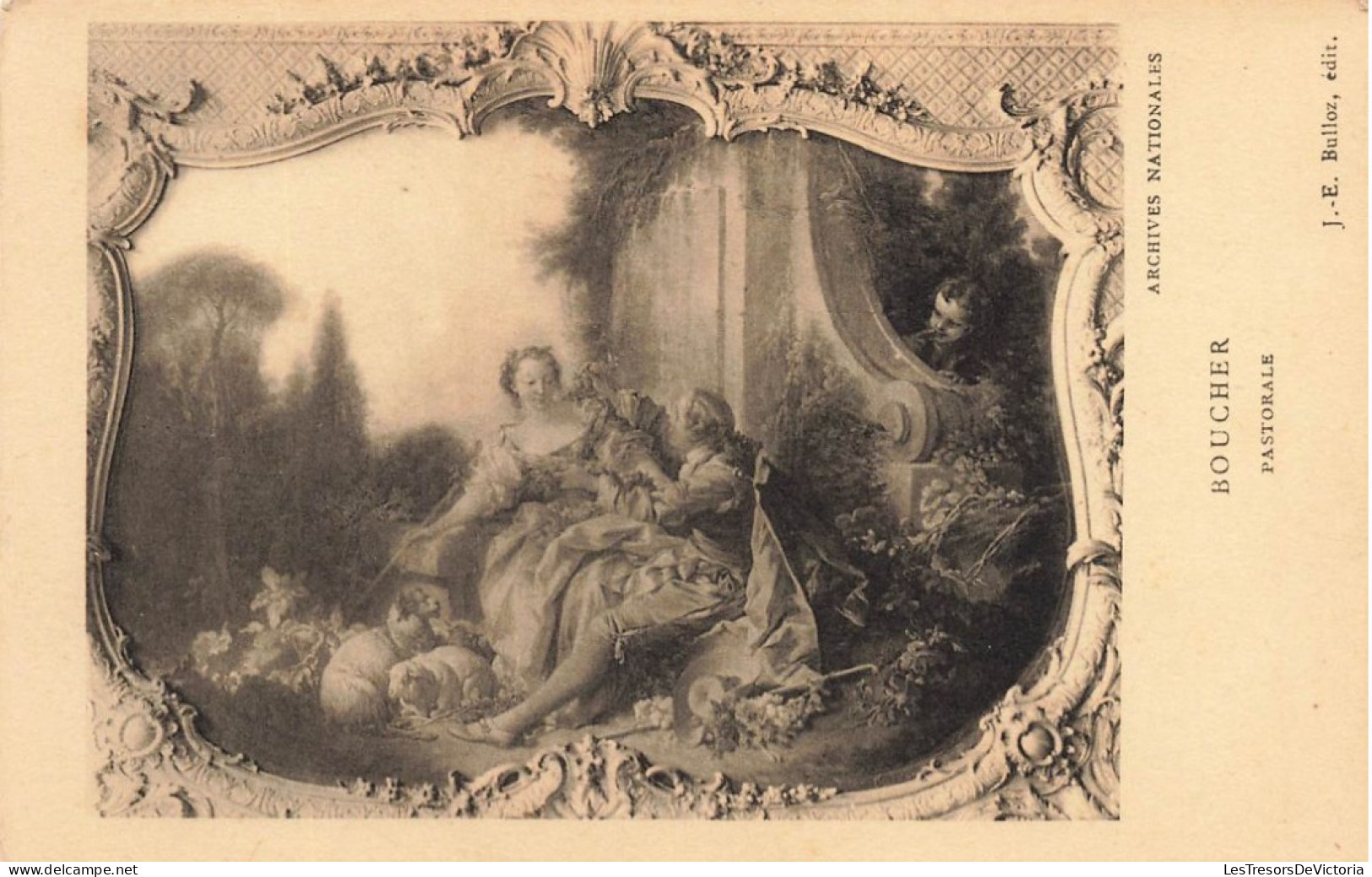 ARTS - Peintures Et Tableaux - Boucher - Pastorale - Archives Nationales  - Carte Postale Ancienne - Paintings