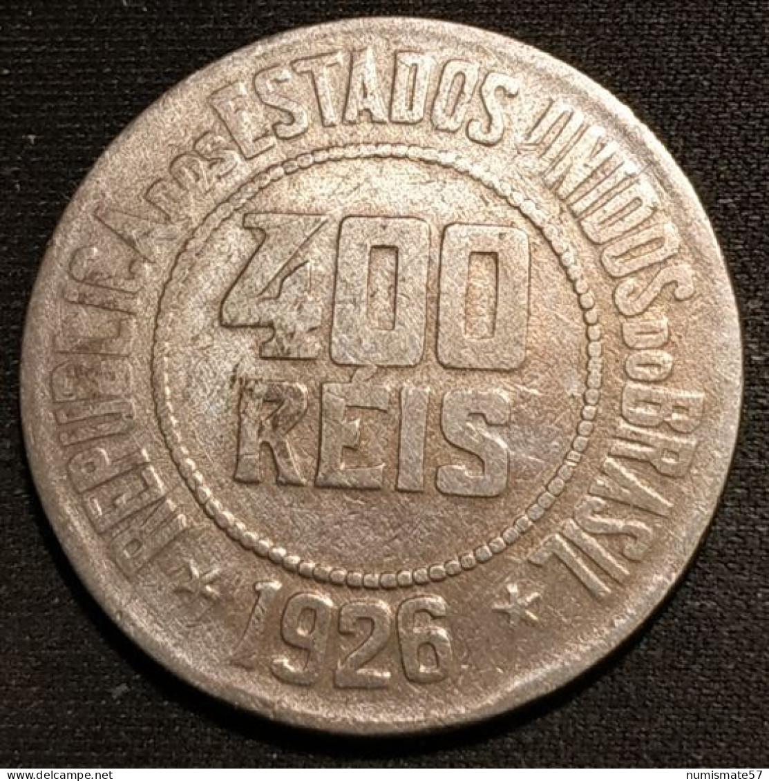 BRESIL - 400 REIS 1926 - Liberté - KM 520 - Brasil