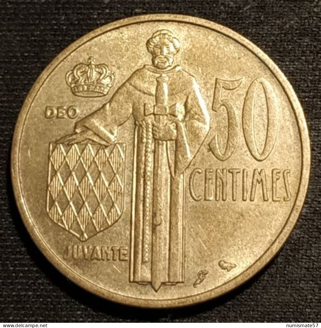 Pas Courant - MONACO - 50 CENTIMES 1962 - Rainier III - KM 144 - 1960-2001 Neue Francs