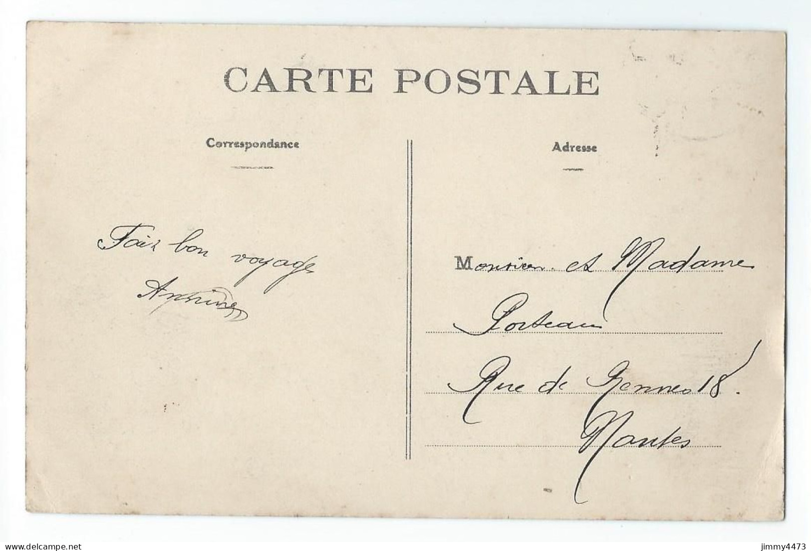 CPA - Legé En 1908 - Route De Nantes ( Bien Animée ) Edit. Vassellier  Nantes - Legé