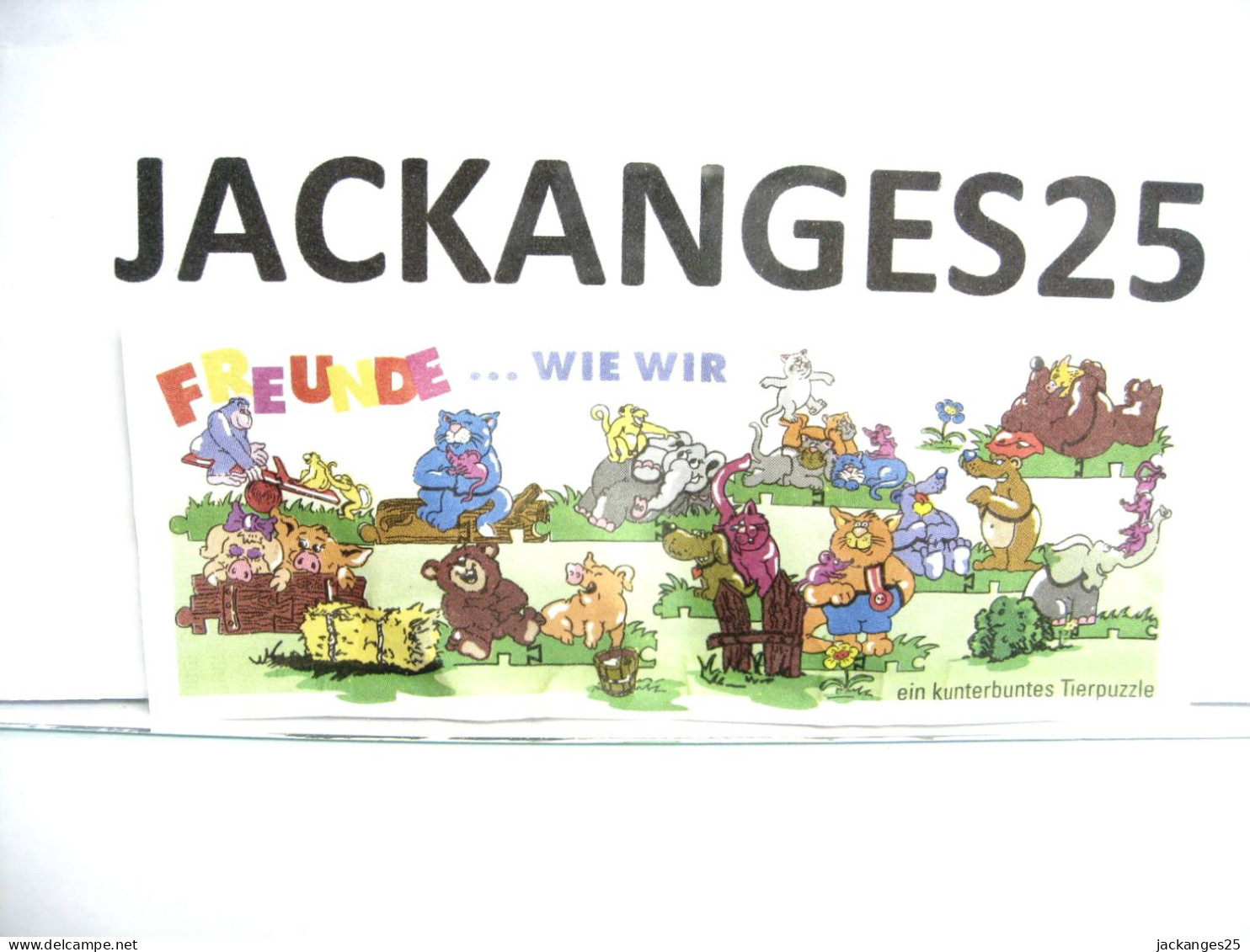 KINDER 11. 649708 LES AMIS PUZZLE 1994  + BPZ A - Rompecabezas