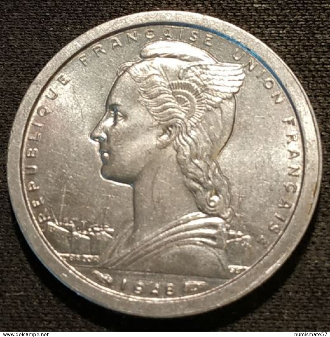 MADAGASCAR - 1 FRANC 1948 - KM 3 - Madagaskar