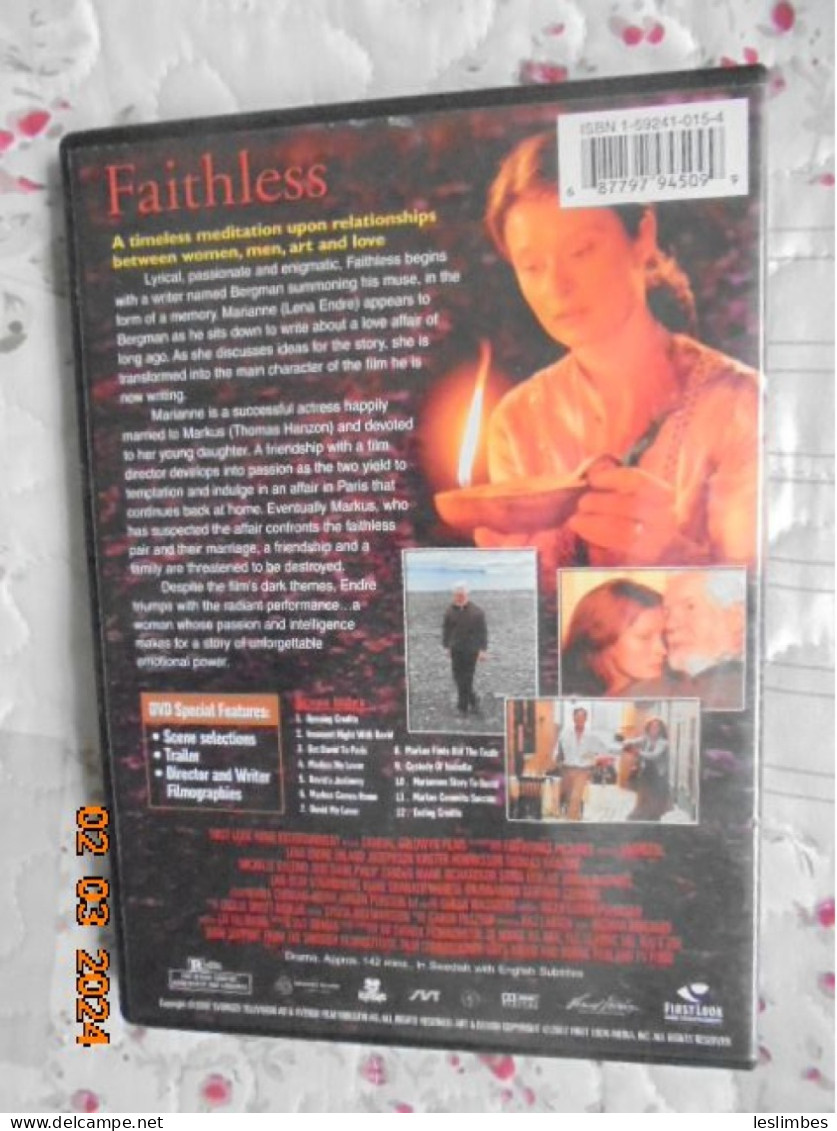 Faithless - [DVD] [Region 1] [US Import] [NTSC] Liv Ullman - Drama