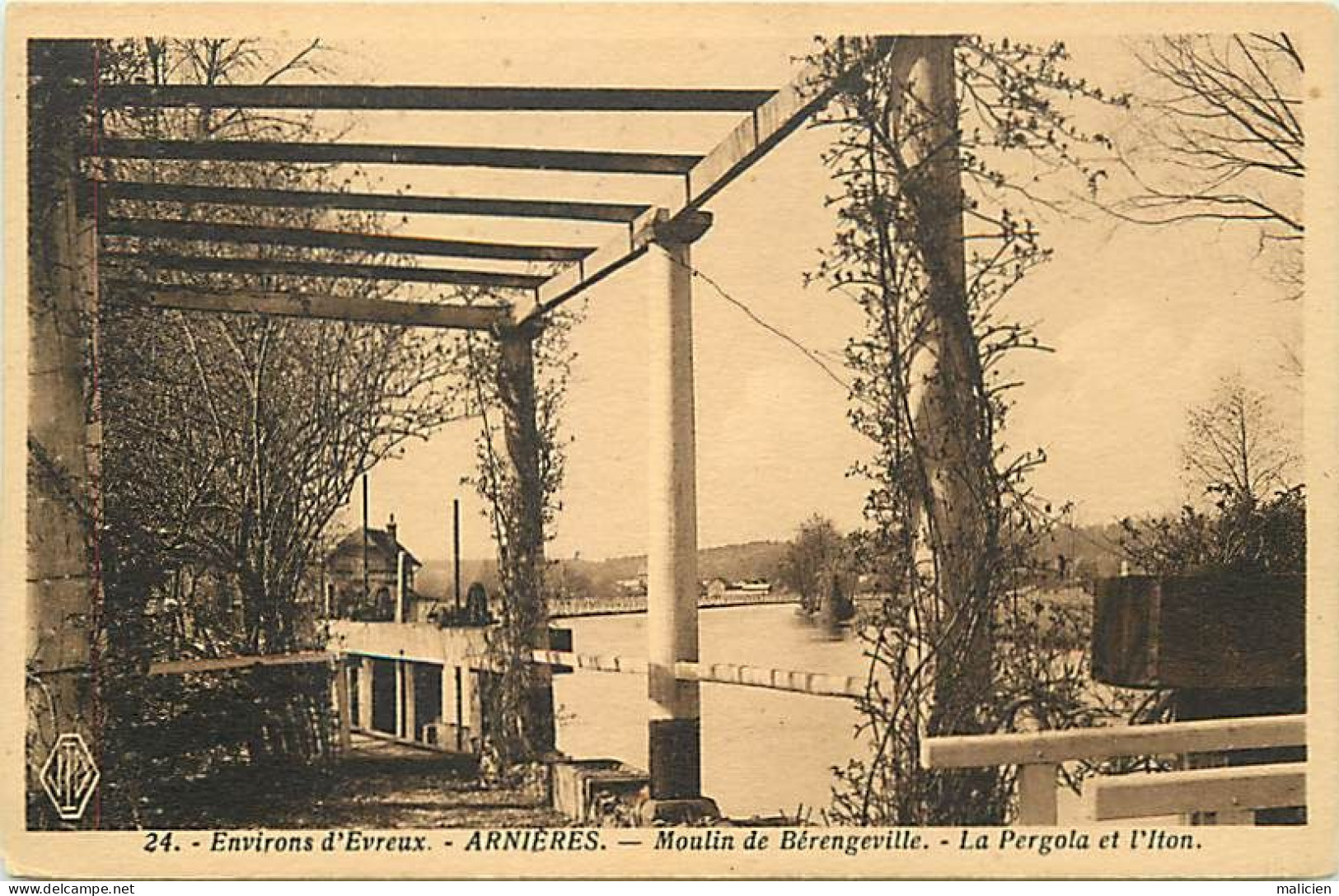 - Eure -ref-B276- Arnières - Mouiin De Berengeville - La Pergola Et L Iton - Moulins à Eau - - Arnières