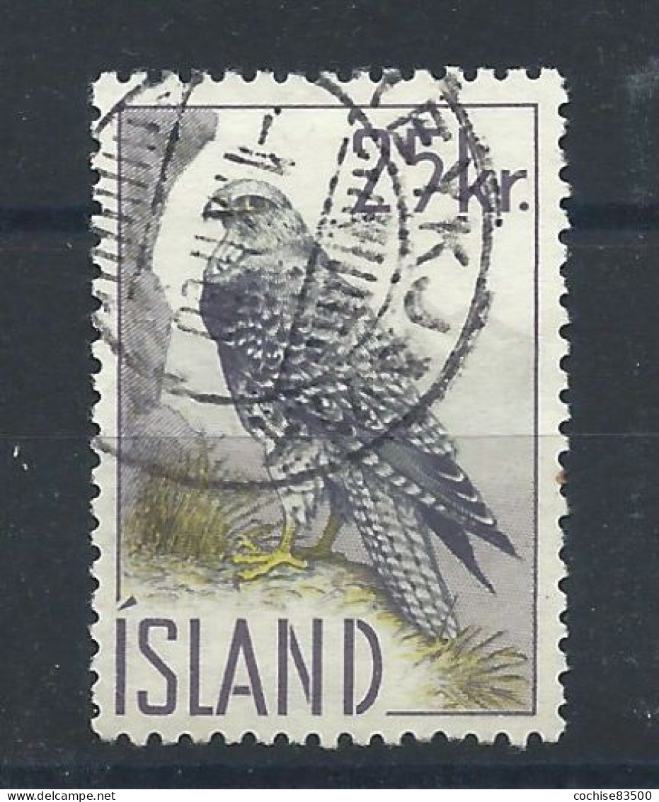 Islande N°298 Obl (FU) 1959 - Oiseaux "Faucon" - Oblitérés