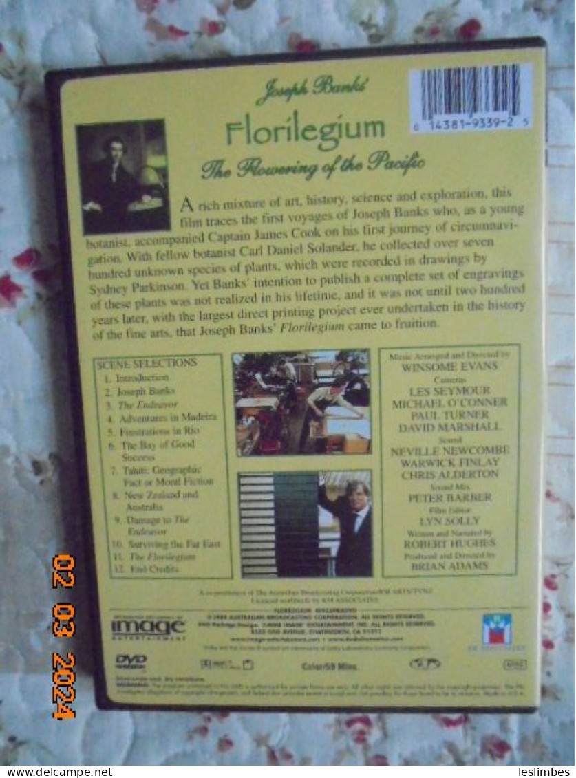 Joseph Banks' Florilegium The Flowering Of The Pacific -  [DVD] [Region 1] [US Import] [NTSC] Robert Hughes - Documentari