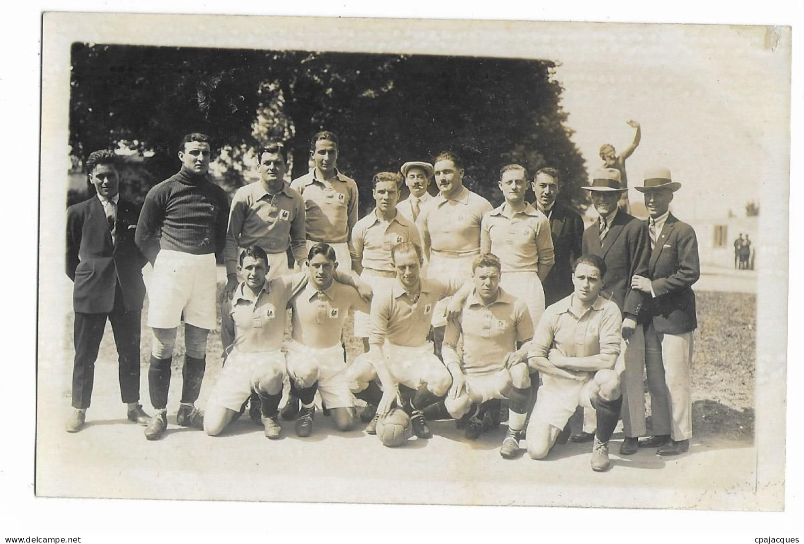 FOOTBALL : EQUIPE DE FRANCE AYANT RENCONTRE L ' ANGLETERRE EN 1926 . - Altri & Non Classificati