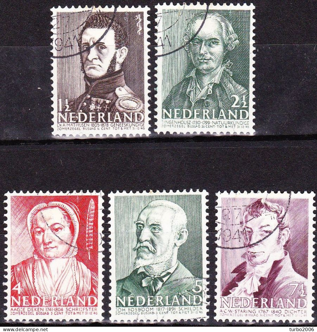 1941 Zomerzegels Gestempelde Serie NVPH 392 / 396 - Gebruikt