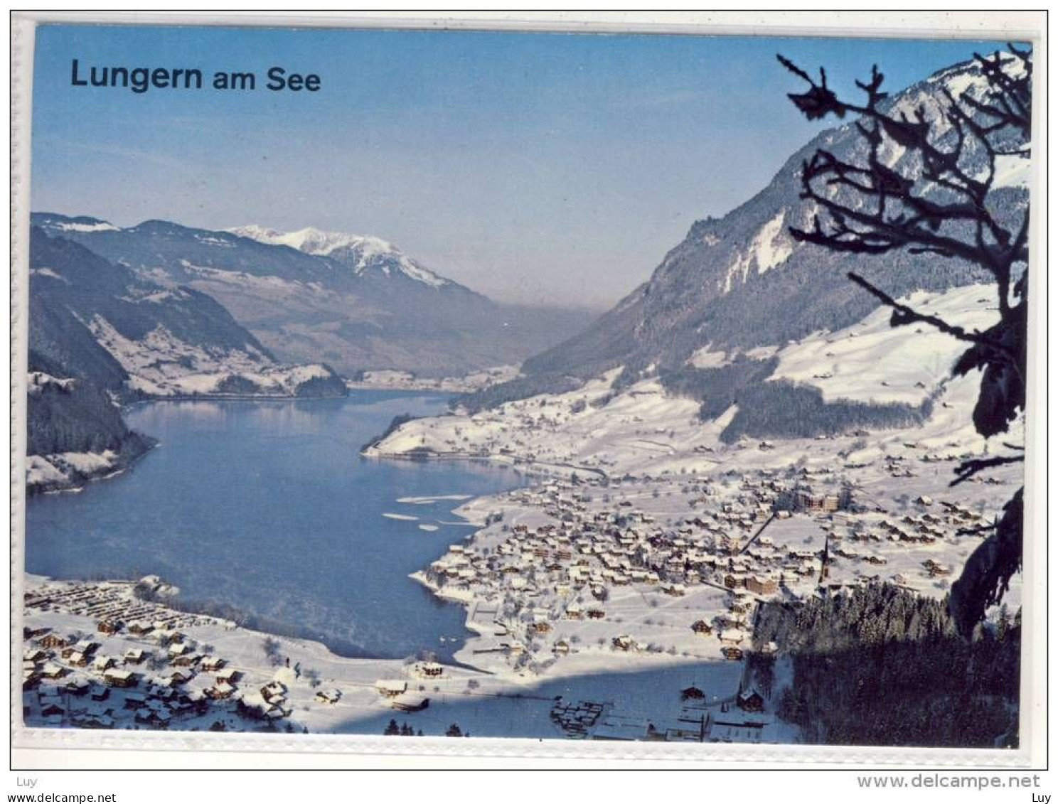 LUNGERN / Zentralschweiz  Mit Pilatus, Fliegeraufnahme, - Lungern