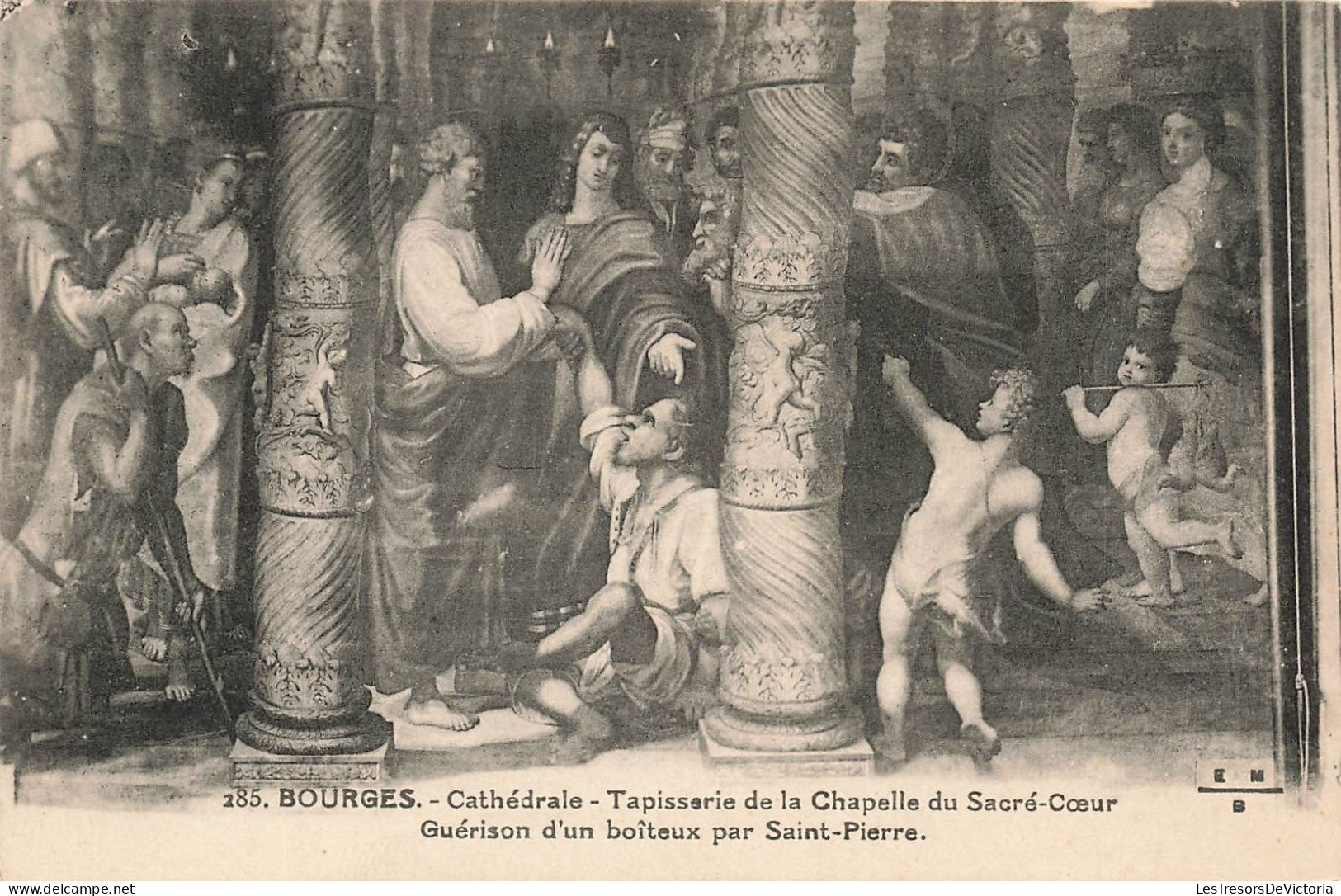 FRANCE - Bourges - Cathédrale - La Tapisserie De La Chapelle Du Sacré Coeur - Carte Postale Ancienne - Bourges