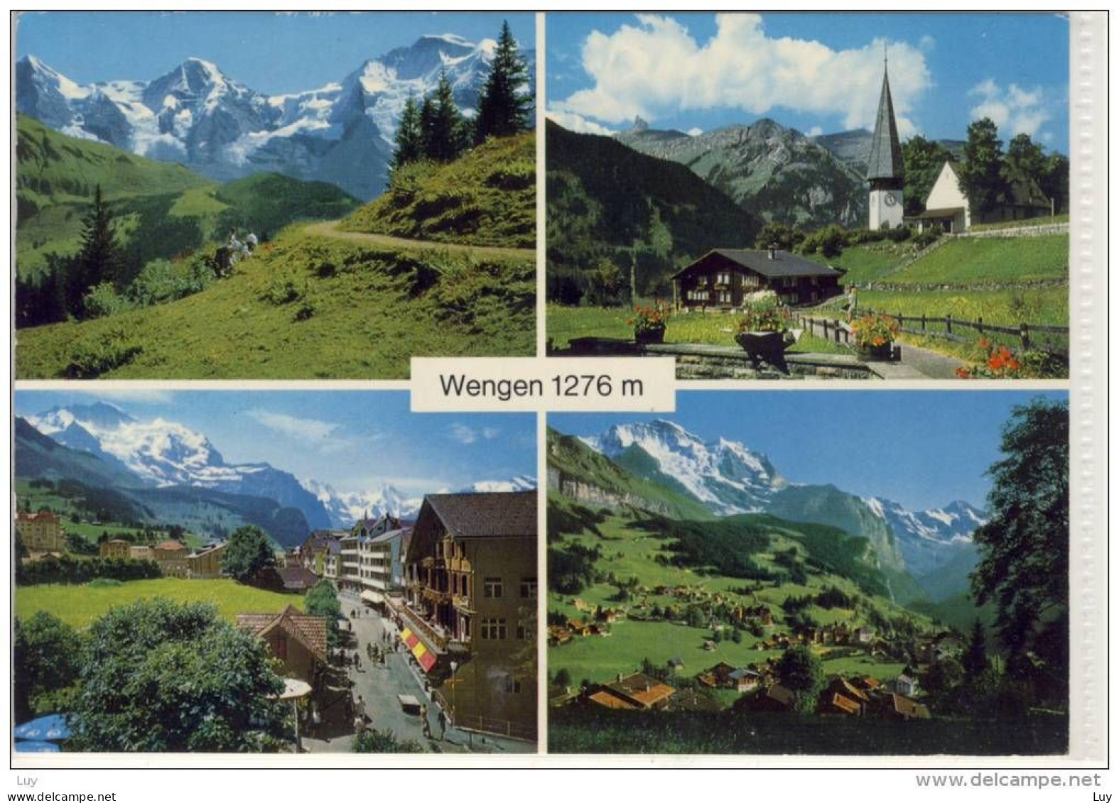 WENGEN - Mehrfachansicht, Sommer- Und Winterkurort, - Wengen