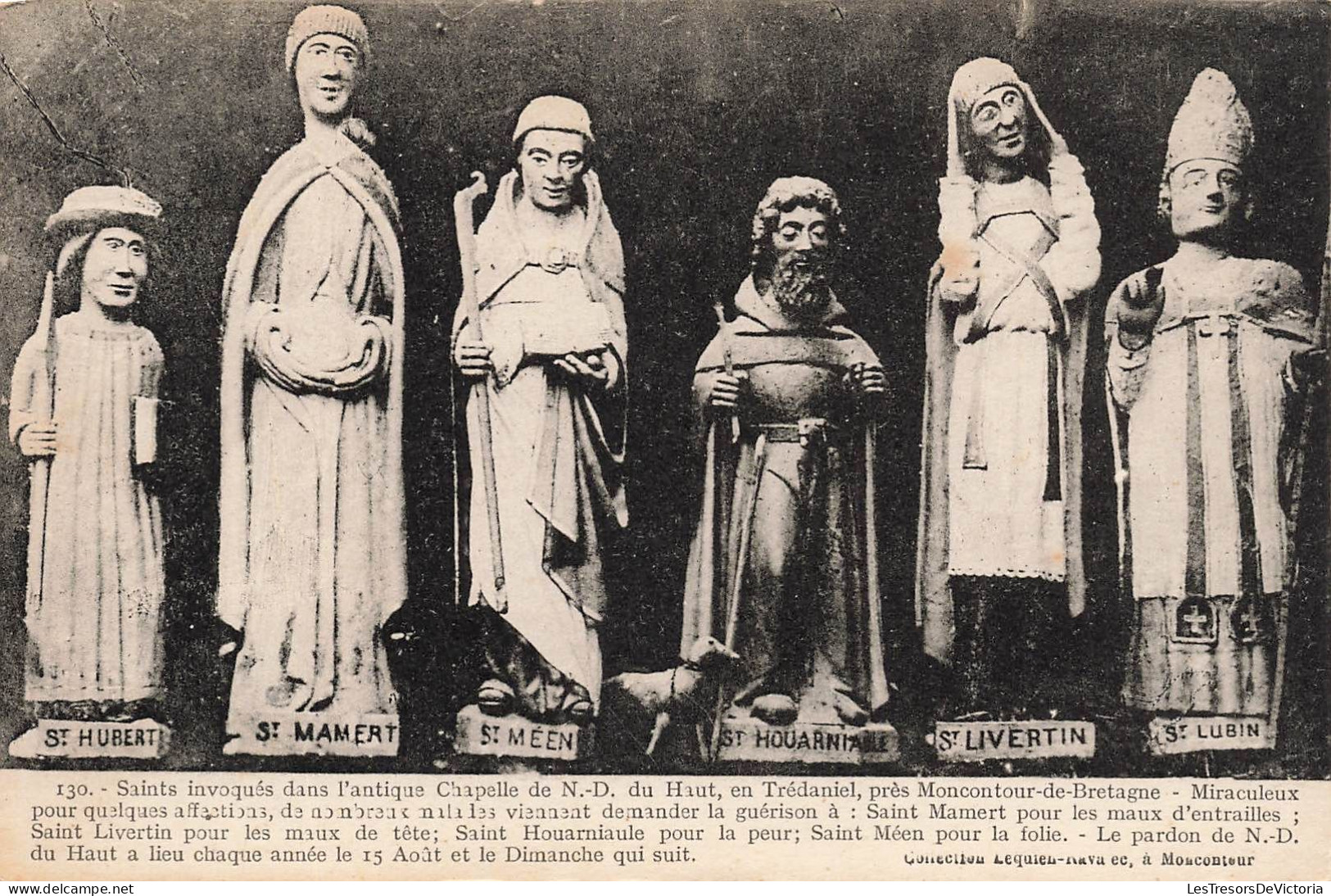 RELIGIONS ET CROYANCES -  Saints Invoqués Dans L'antique Chapelle De Notre Dame Du Haut - Carte Postale Ancienne - Saints