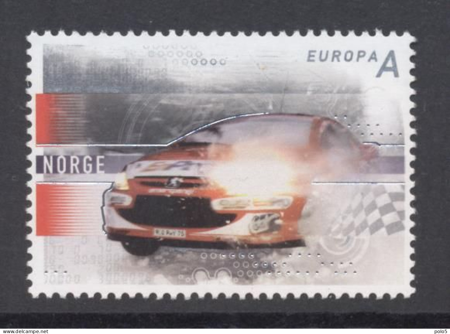 Norvège 2007- Motor Racing Europa - Unused Stamps