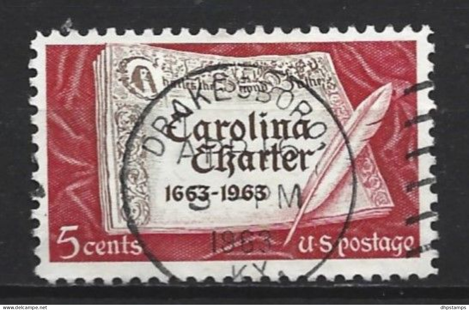USA 1963 Carolina Charter Y.T. 744 (0) - Used Stamps