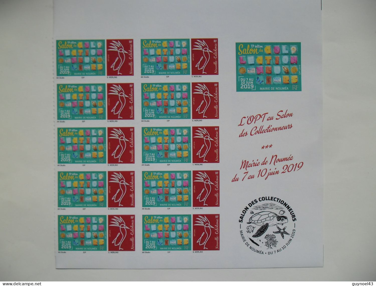 2019 Y/T 1367-1368 NC " Salon Des Collectionneurs " Cote 600,00 - Unused Stamps