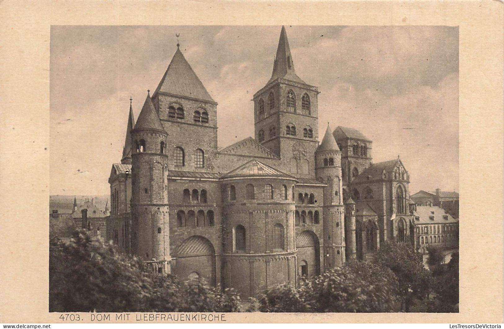 ALLEMAGNE - Dom Mit Liebfrauenkirche - Vue Générale De L'église - Carte Postale Ancienne - Trier