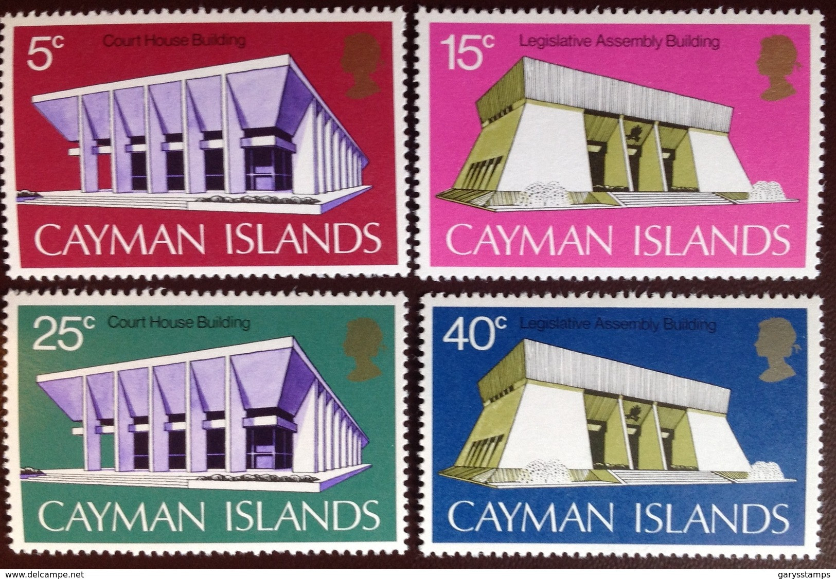 Cayman Islands 1972 Government Buildings MNH - Iles Caïmans