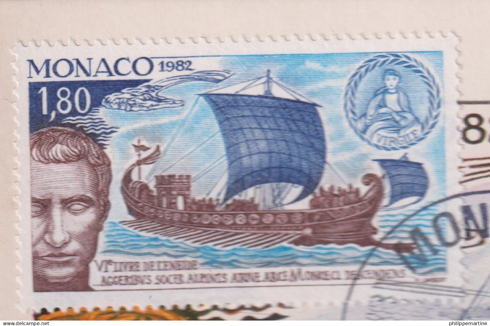 Monaco 1982 - YT 1357 (o) Sur Fragment - Used Stamps