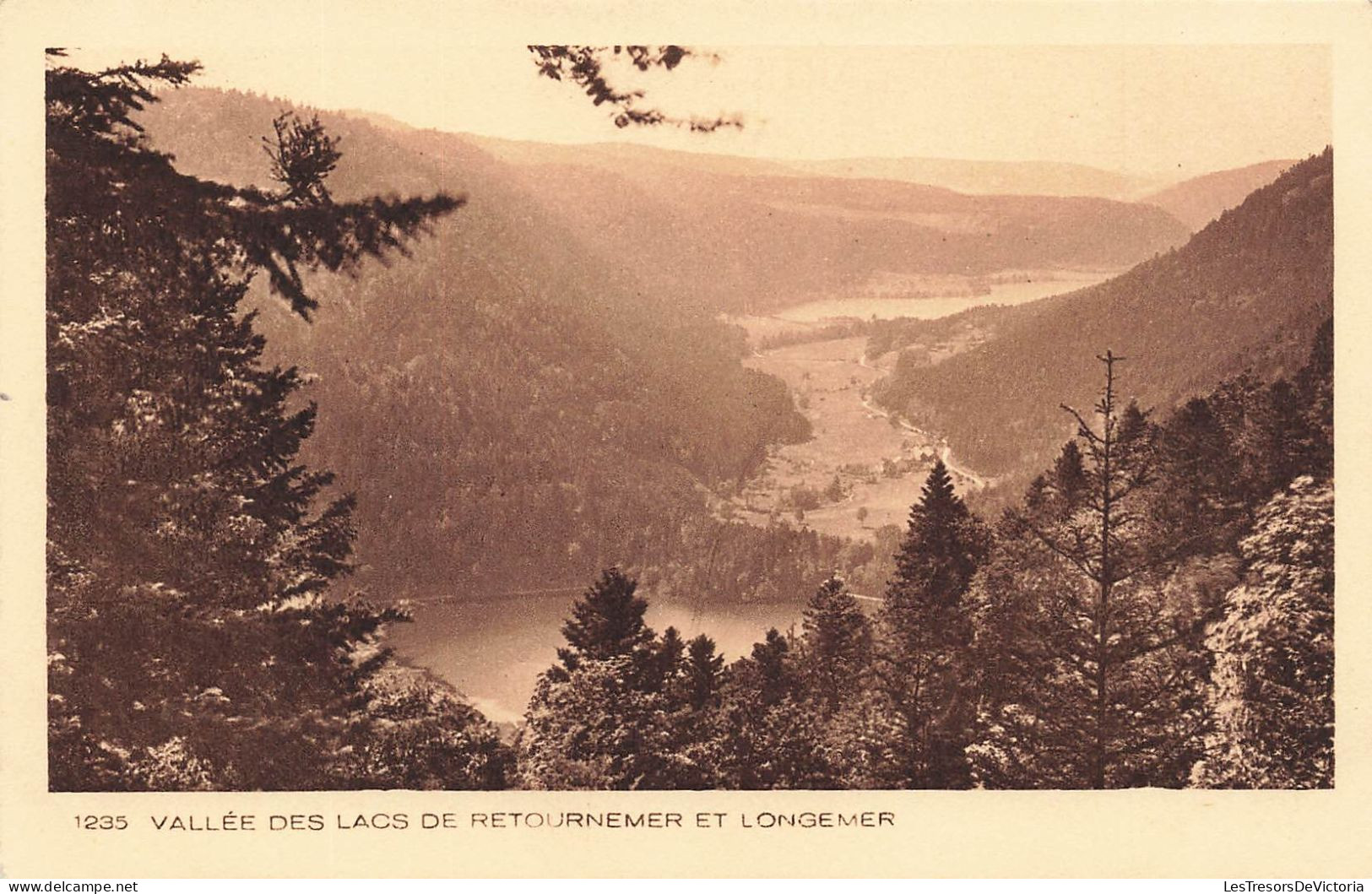 FRANCE - Vallée Des Lacs De Retournemer Et Longemer - Vue Sur Les Collines Du Lac - Carte Postale Ancienne - Andere & Zonder Classificatie