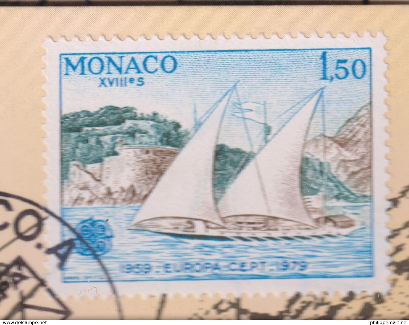 Monaco 1979 - YT 1187 (o) Sur Fragment - Used Stamps