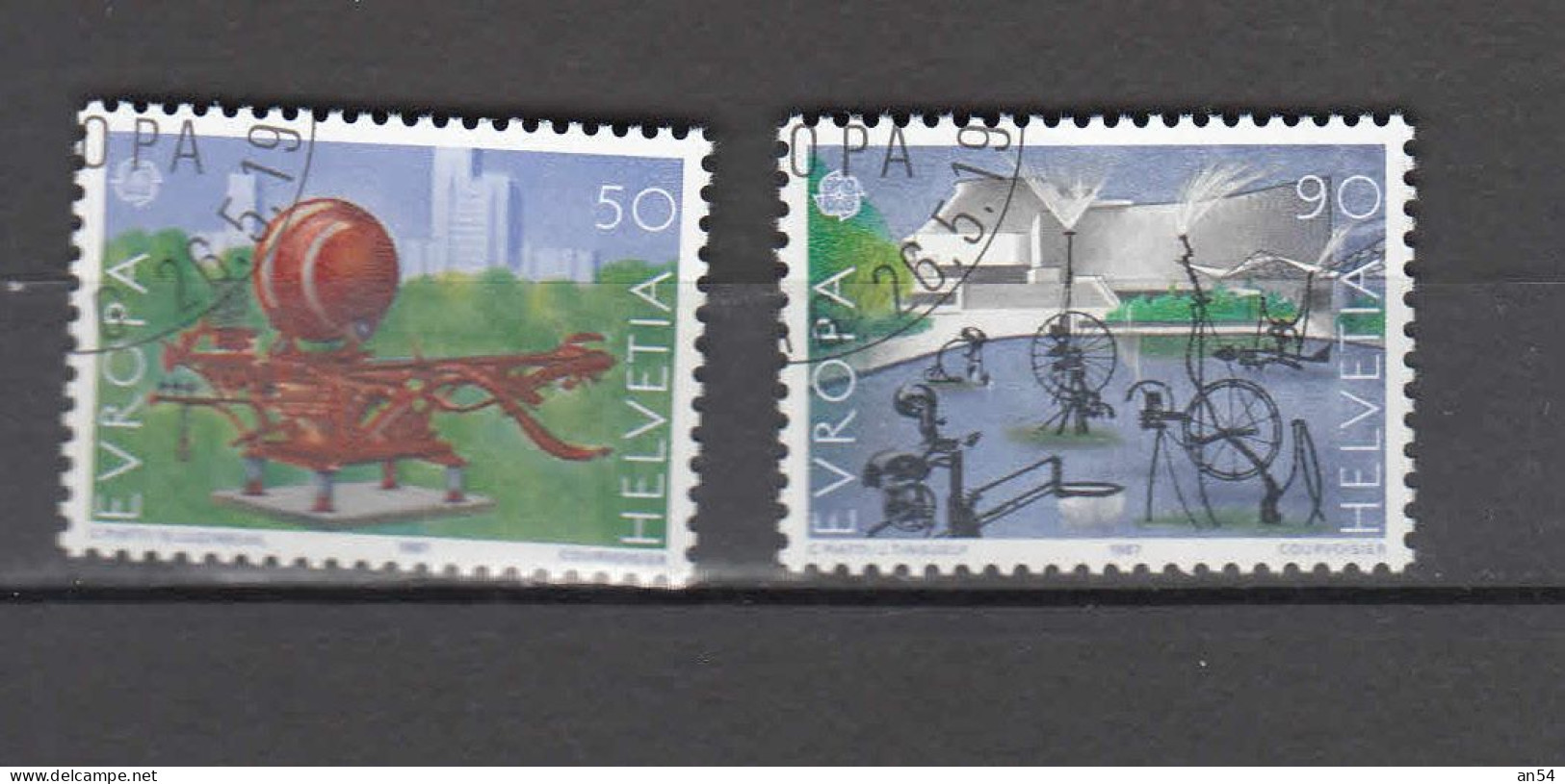 1987      N°748 - 749   OBLITERATIONS PREMIER JOUR      CATALOGUE SBK - Gebraucht