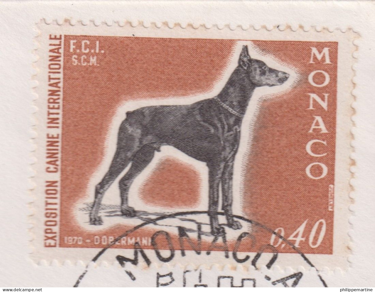 Monaco 1970 - YT 816 (o) Sur Fragment - Used Stamps