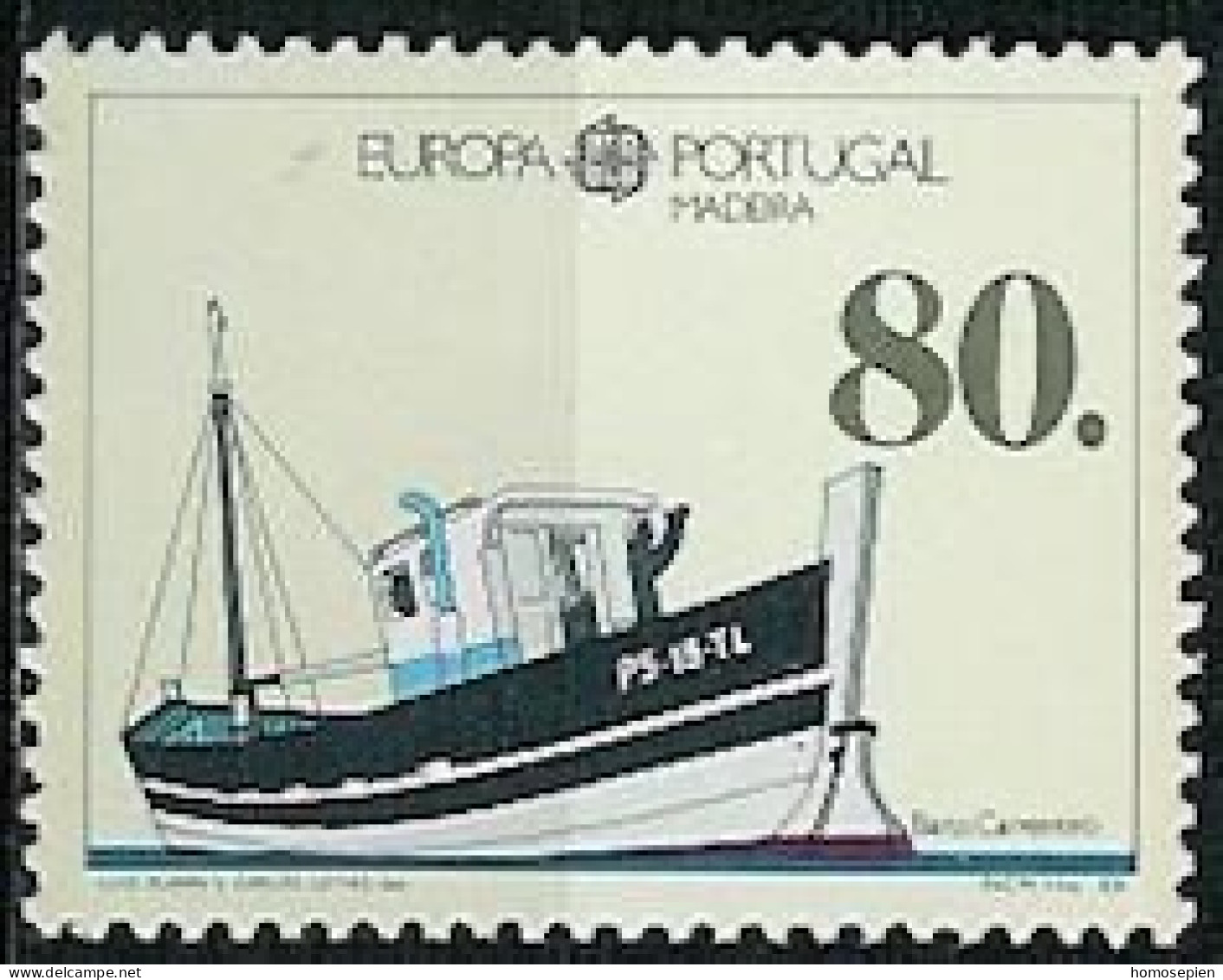 Europa CEPT 1988 Madère - Madeira - Portugal Y&T N°124 - Michel N°118b *** - 80e EUROPA - 1988