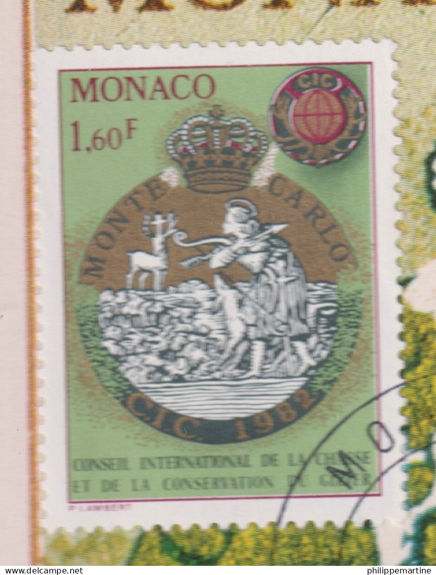 Monaco 1982 - YT 1338 (o) Sur Fragment - Used Stamps