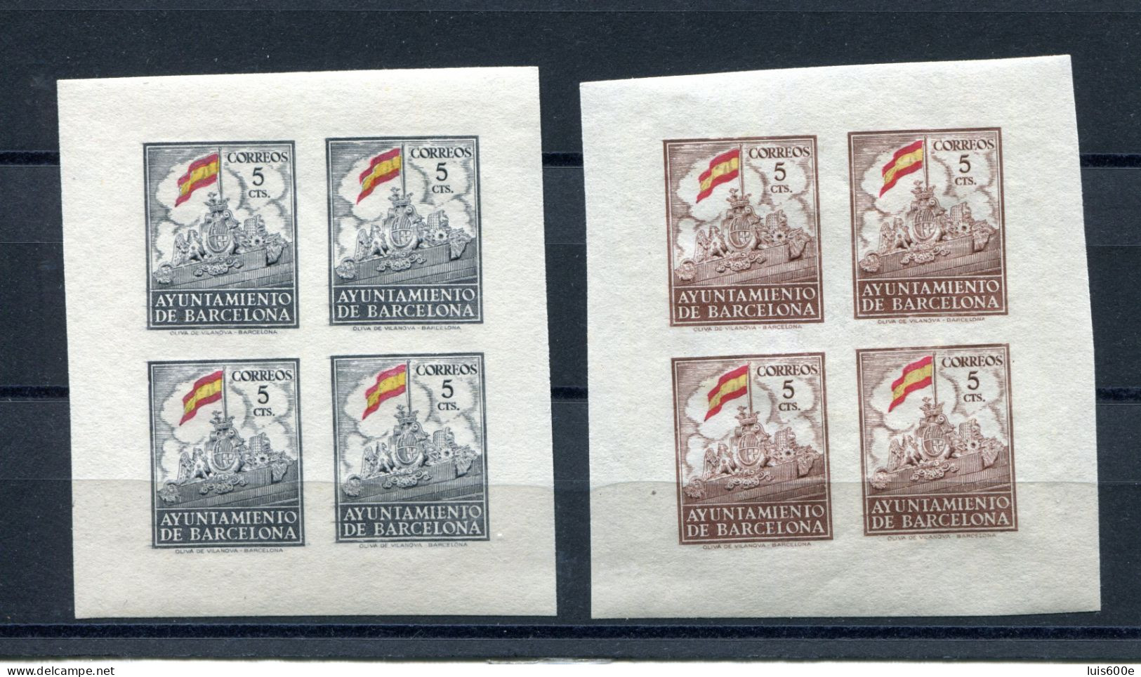 1941.ESPAÑA.BARCELONA.EDIFIL SH 29S/30S**NUEVOS SIN FIJASELLOS(MNH).CATALOGO 52€ - Barcellona