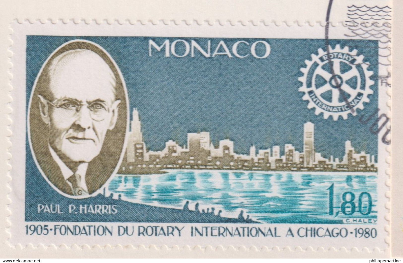 Monaco 1980 - YT 1229 (o) Sur Fragment - Usados