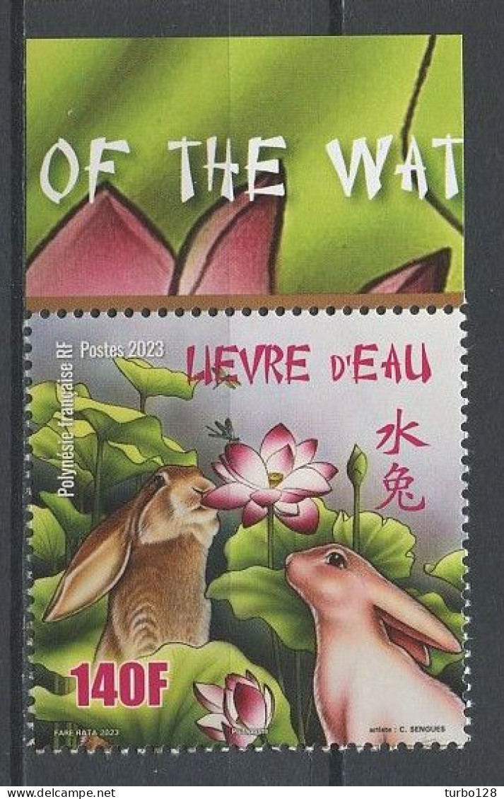 POLYNESIE 2023 N° 1316 ** Neuf MNH Superbe Année Lumière Chinoise Du Lièvre Faune Animaux - Nuevos