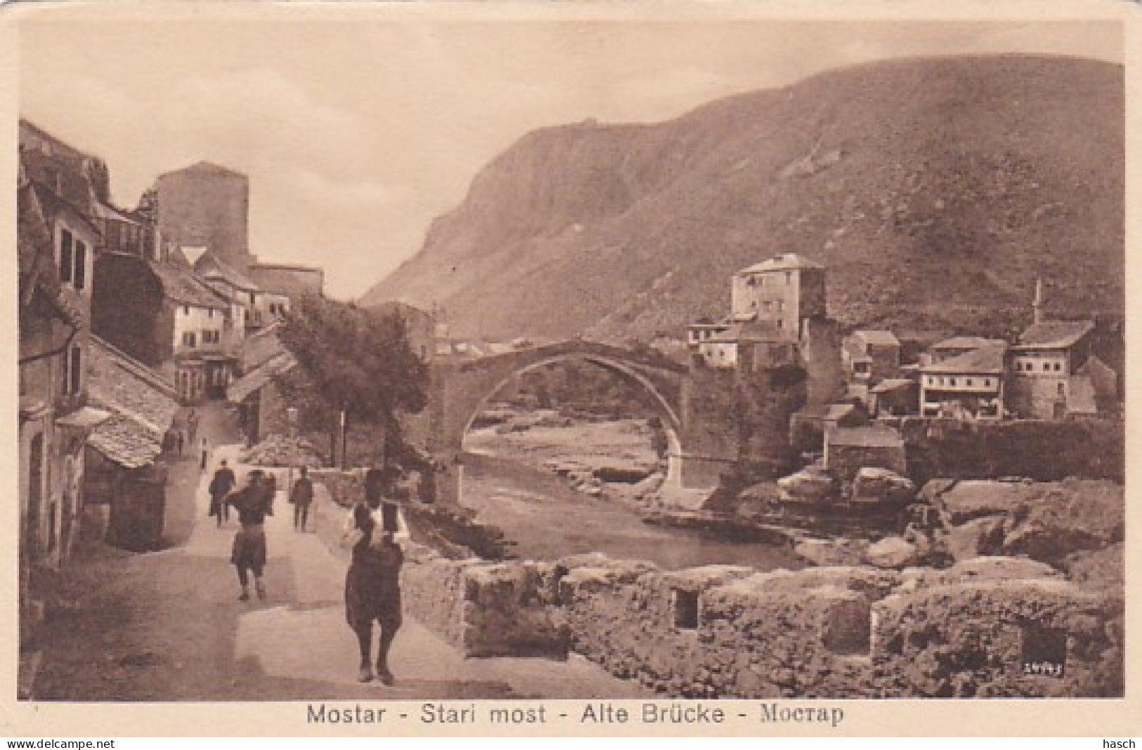486523Mostar, Stari Most.1935.  - Bosnie-Herzegovine